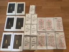 iPhoneケース 19個セット 花柄 ブラックピンク