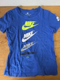 NIKE Tシャツ キッズ ブルー ロゴプリントのサムネイル