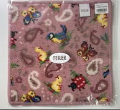 完売品　フェイラー　タオルハンカチ　ハイジペイズリー　ピンク