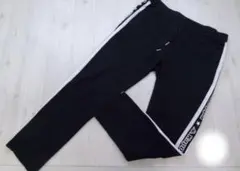 KAPPA カッパ メンズ サイドロゴライン ジャージパンツ XL 黒白