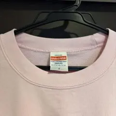 United Athle ピンク クルーネック綿 100%スウェットS