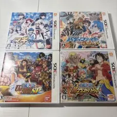 ワンピース　バディファイト　マギ　3DSアニメソフト4本セット