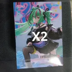初音ミクシリーズ FIGURIZMα 初音ミク Punk!フィギュア 2個セット