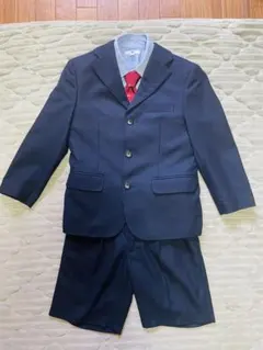 マックレガー　120 濃紺　スーツ上下　ネクタイとシャツ付き