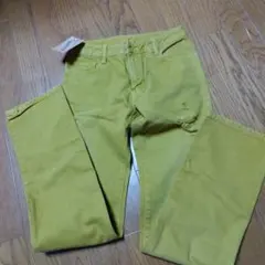 新品 MASCULO 定価16800円 イエローデニム ダメージ パンツ 38