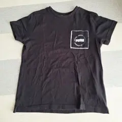 PUMA 黒 ポケットTシャツ　140