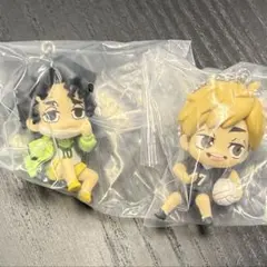 ハイキュー　でふぉフィグキーホルダー　佐久早聖臣 宮侑