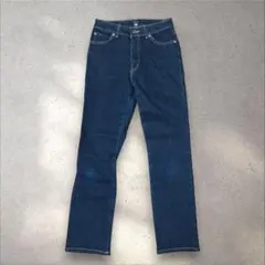 美品✨　超濃紺　SOMETHING 美脚　ストレートデニム W28のサムネイル