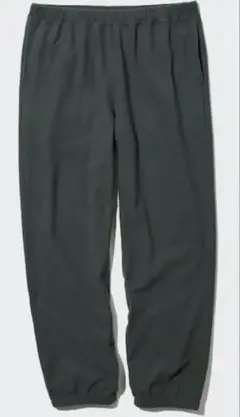 ユニクロUNIQLO ソフトフリースパンツ　モスグリーン　メンズ S