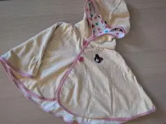 美品☆DOUBLE.B ダブルB☆ポンチョ ケープ☆70 80 90 ミキハウス