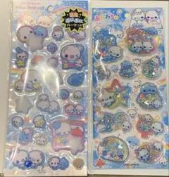 ぷくぷく　あわわちゃん　ピカプニ スパンコールパーティー　シール　2セット　②