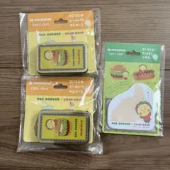 摩斯漢堡 嚕嚕米貼紙罐子組／摩斯炸雞便利貼