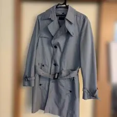 TK MIXPICE 千鳥格子グレー トレンチコート