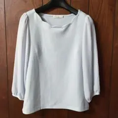 earth music&ecology アース　カットソー　水色　S