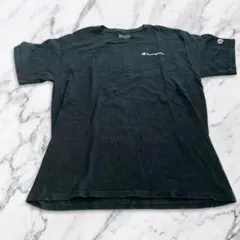 Champion チャンピオン Tシャツ ブラック ロゴ刺繍　アメリカ古着