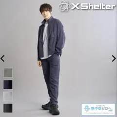ワークマン XShelter 暑熱α クライミングパンツ 3L ネイビーのサムネイル