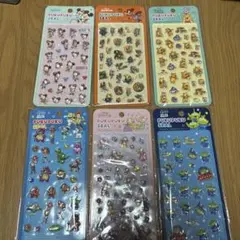 キャラクターシール 6枚セット