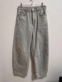 GU バレルレッグジーンズ S