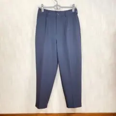 GU シアサッカーイージーアンクルパンツ　S ネイビー 344747