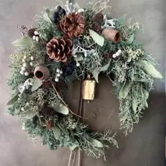 クリスマスリース三日月