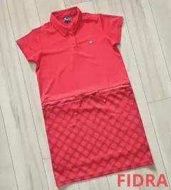 【美品】FIDRA（フィドラ）レディースゴルフ用ポロワンピース（M）のサムネイル