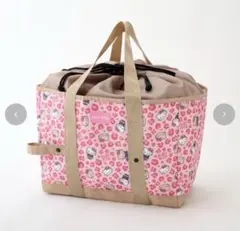 ハローキティ　しまむら　ヒョウ柄　保冷剤バッグ