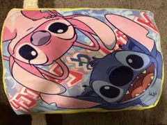 スティッチ&エンジェル　超ドでかっ！ もちもちクッション　スティッチ　エンジェル