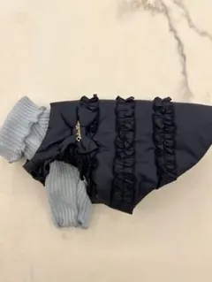 トワエモアセーターM➕ネイビー フリル付き暖かジレS ♡コーディネート品♡