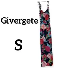 美品✨Givergete キャミワンピース【S】フラワープリント 花柄