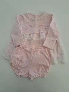 メゾピアノ　ピンクセットアップ 80