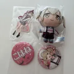 プロセカ　セガラッキーくじ　小豆沢こはね　ぷちぬい　缶バッジ　スシローコラボ