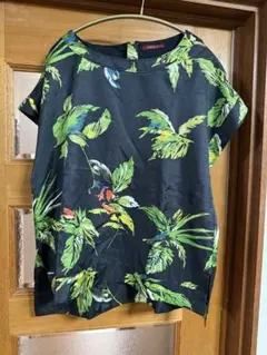 アマカ AMACA ボタニカルプリントtシャツ 40サイズのサムネイル