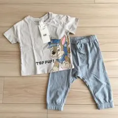 H&M 80㎝ パウパトロール　プリントデザイン2アイテムセットのサムネイル