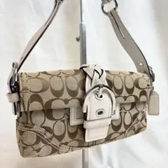 コーチ　ソーホー　シグネチャー　ワンショルダー　　6280 レザー　y2k