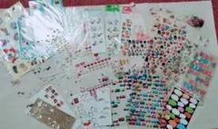 シール　まとめ売り　30シート以上　スヌーピー　ハート　車　イニシャル