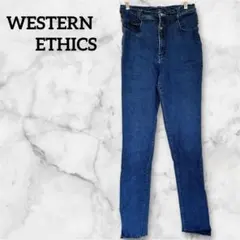 スキニーデニム 【Fee】ダークブルー レディースジーンズ 海外古着