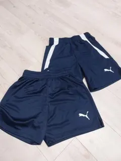 【サイズ130】PUMA サッカートレーニングパンツ　ネイビー 130