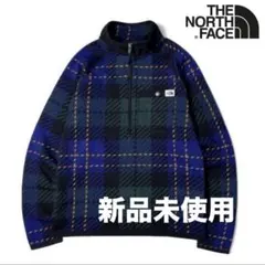 【日本未発売】新品未使用 ノースフェイス ハーフジップフリース チェックXL