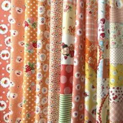 松山敦子さんカットクロス9枚＋happy Message1枚（オレンジ）