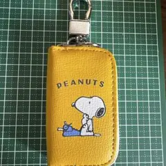 スヌーピー イエロー キーホルダー キーケース