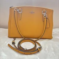 COACH ハンドバッグ　キャリーオール ショルダーベルト付