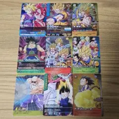 ドラゴンボール 爆烈インパクト データカードダス 9枚セット