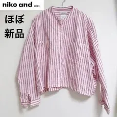 niko and ワークジャンプスーツ ピンクM オールインワン - メルカリ
