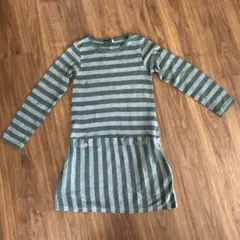 Bebeボーダーワンピース140cm