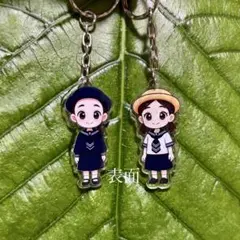 白百合学園小学校 制服ちびキャラキーホルダー 約2セット