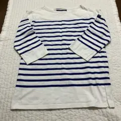 希少SAINT JAMES セントジェームス クレイジーパターンボーダーTシャツ
