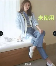 ジャスグリッティー　バイカラーアンサンブル JUSGLITTY（ジャスグリッティー）の「バイカラーアンサンブル（ニット