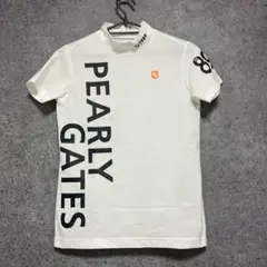 【限定】PEARLY GATES 縦2段 BIGロゴ モックネック ホワイト 限定】PEARLY GATES 縦2段 BIGロゴ モックネック ホワイト - メルカリ