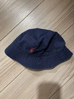 ポロ・ラルフ・ローレン ネイビー バケットハット
