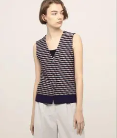 リップルジャガード ジレ des presのサムネイル